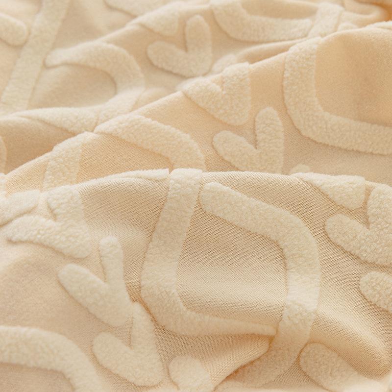 Жаккардовый флисовый чехол для дивана, универсальный универсальный эластичный чехол для дивана, универсальный чехол для дивана на четыре сезона, против кошачьих царапин