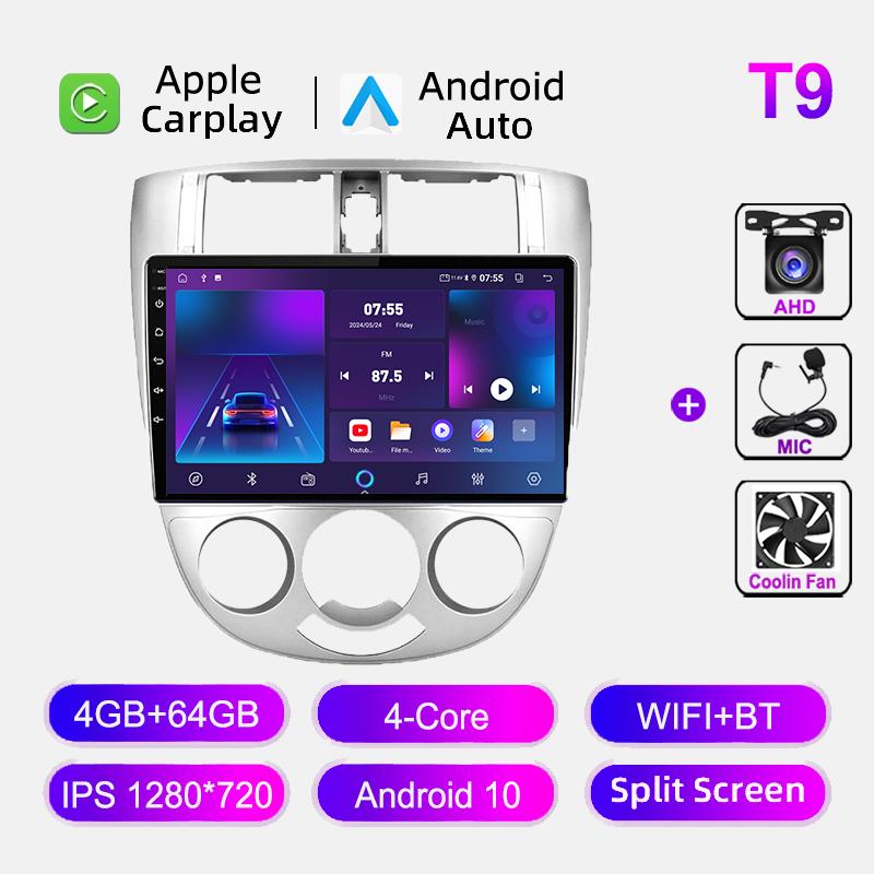 Android 12 Carplay для Buick Excelle HRV 2004-2013 Chevrolet Lacetti J200 Автомобильный радиоприемник Мультимедийный проигрыватель Навигация GPS Головное устройство