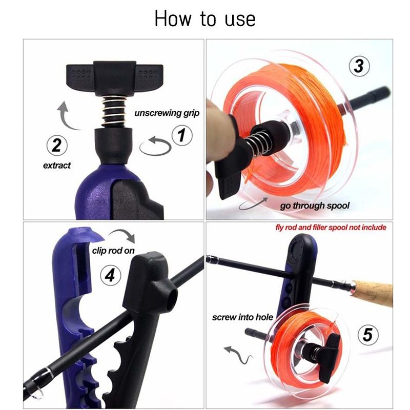 Портативная катушка для намотки лески, катушка для спиннинга, машина для намотки лески, оборудование для ловли карпа, инструменты для намотки лески из АБС-пластика