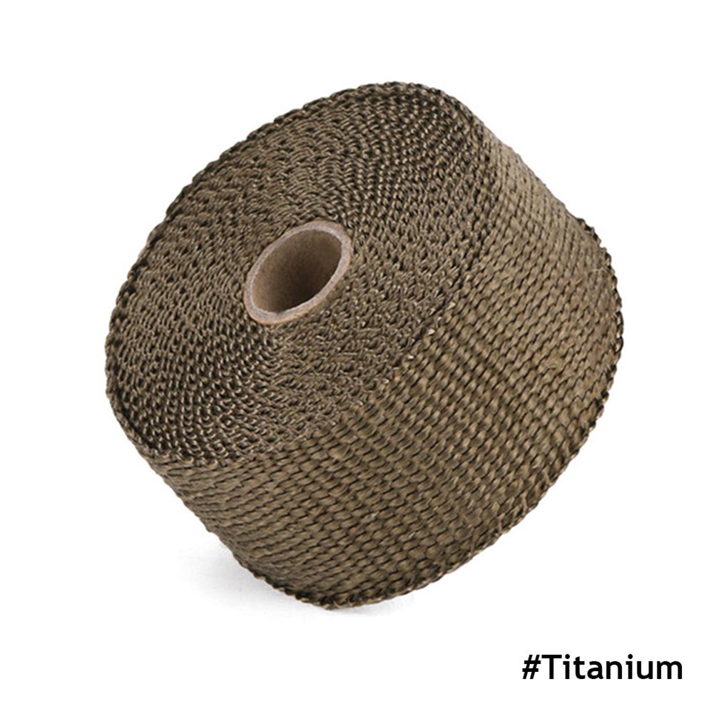 5M рулон стекловолокна Теплозащитный экран для выхлопной трубы мотоцикла Теплозащитная лента для изоляции выхлопной трубы