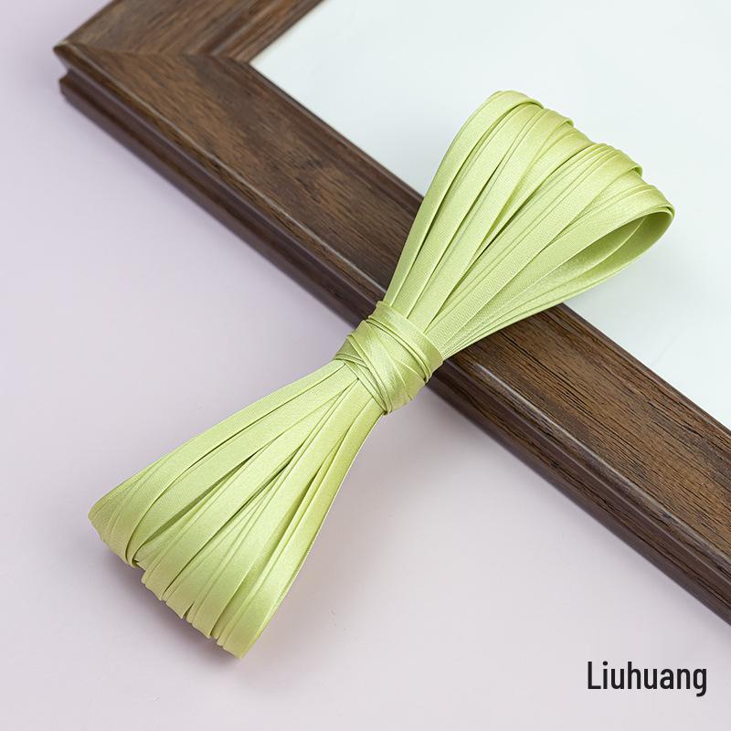 Лента-бант Hengmeihe Satin Cheongsam - 0,6 см, не требующая глажки, для аксессуаров одежды