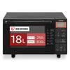 Iris Ohyama Microwave Oven 18L Flat Table Hertz Free Automatic Menu 18 Types Black BLMO-F1801-B