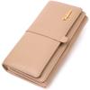 Practical Women's Wallet with Many Compartments Made of Genuine Leather Tony Bellucci Wallet 21959 Beige