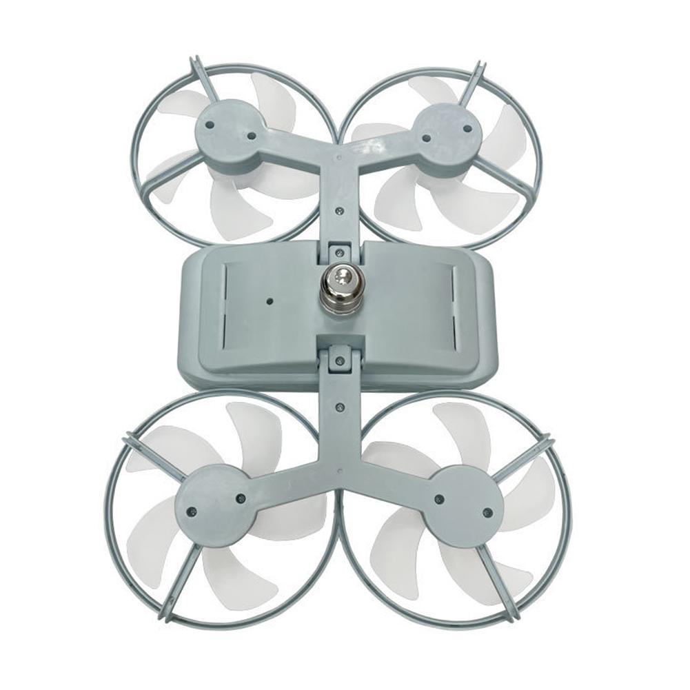Потолочный светильник-вентилятор 2 в 1, бесшумный, 3 скорости, подвесной вентилятор с подсветкой, складной, в форме дрона, для столовой, спальни, гостиной