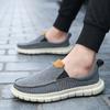 Модная мужская износостойкая дышащая парусиновая обувь на плоской подошве для ходьбы и отдыха, парусиновые модные спортивные лоферы, мужская обувь 39-47