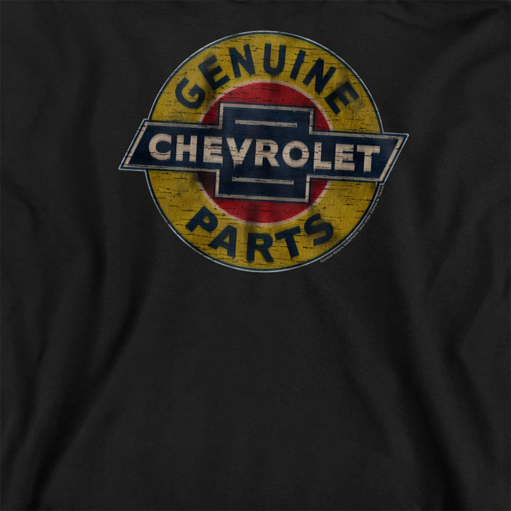 Chevrolet Unisex Adult Genuine Parts Distressed Sweatshirt