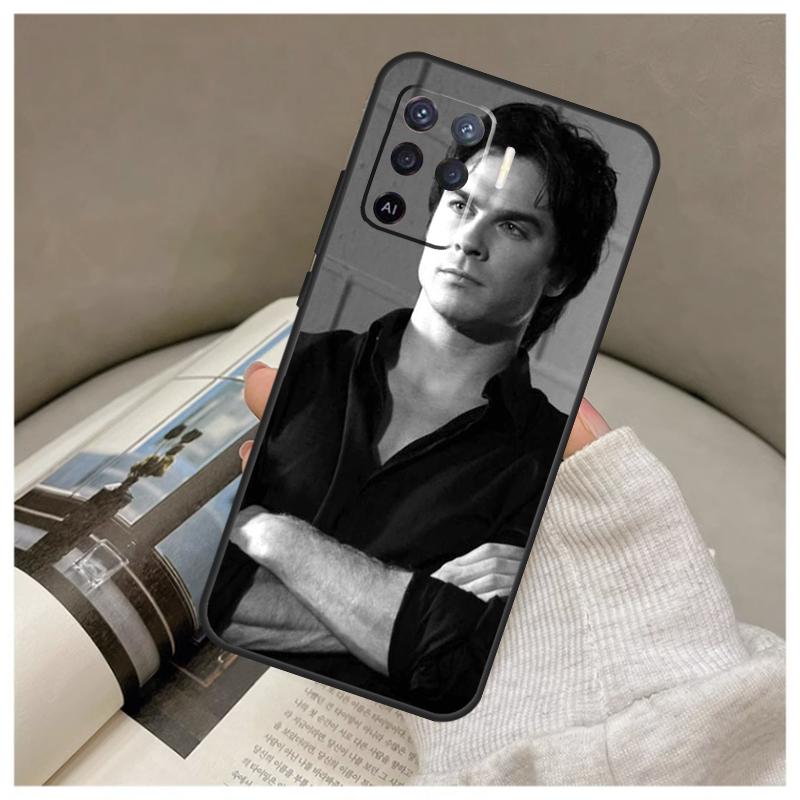 Кейс Damon Salvatore Дневники вампира Для Oppo A17 A57 A77 A40 A78 A54 A74 A94 A76 A16 A96 A18 A60 A80 A38 A58 A98 A15 A5 Pro