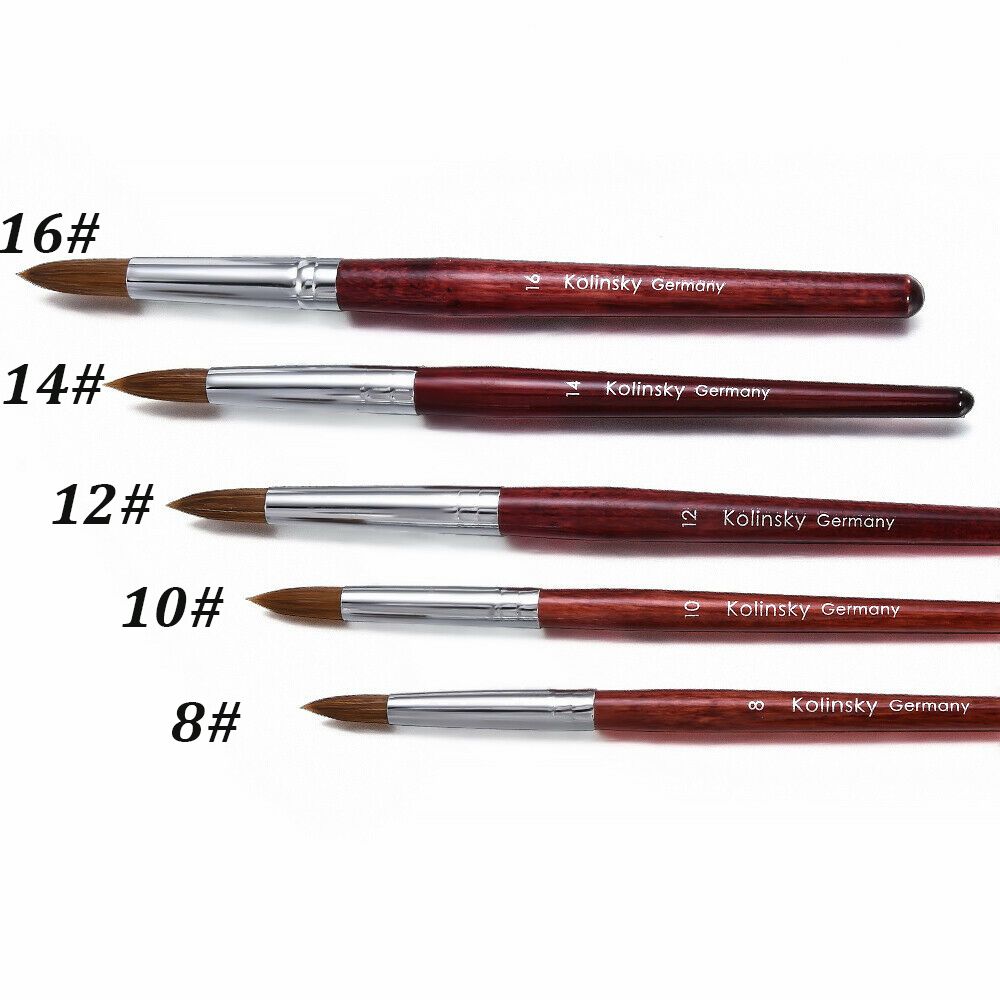 to Outline Nail Polish Pen Acrylic Nail Art Brush Flower Drawing Pen Sable Hair Nail Painting Brush