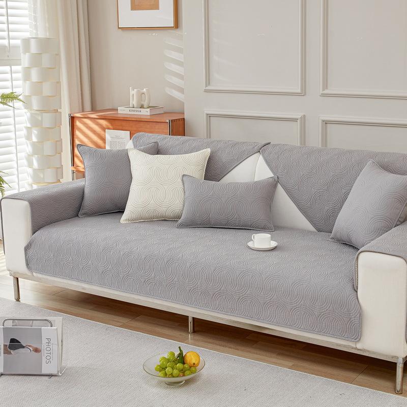 Universal High-Density Cotton Sofa Seat Cushion In Autumn And Winter, Non-Slip And Dustproof, Simple And Light Luxury Sofa Cover Cover Cloth Towel