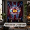 Personalized Wall Tapestry,West Ham United FC Custom Text, Soft Fabric Wall Art For Indoor Decoration