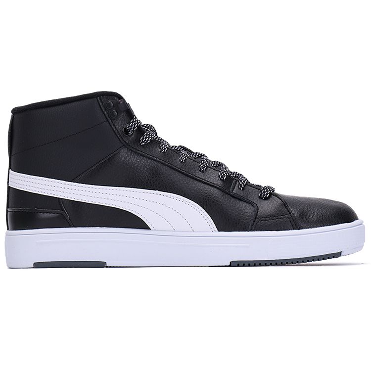 Puma Serve Pro Mid PURE-TEX Black White Unisex Sneakers Dark-Shadow 382096-04