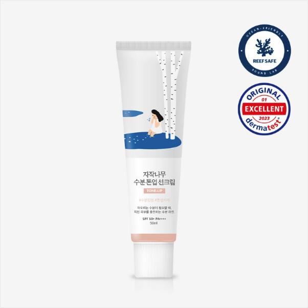 ROUND LAB Увлажняющий солнцезащитный крем с березовым соком, 50 мл roundlab round lab солнцезащитный крем — оригинальный/тонирующий/зеленый мягкий – из КОРЕИ
