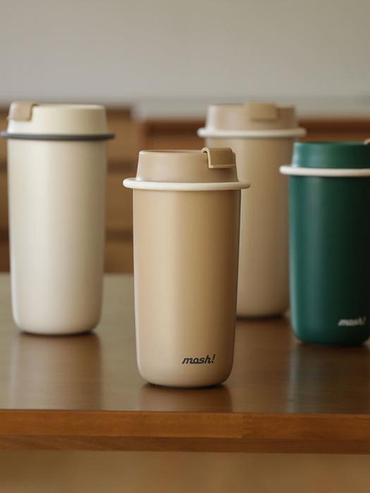 MOSH Moshu Latte Straw Tumbler 480ml Matte 3Col