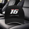 Leclerc Racing Sandwich Cap Classic Black Adjustable Baseball Cap Unisex Casual Outdoor Sports Hat