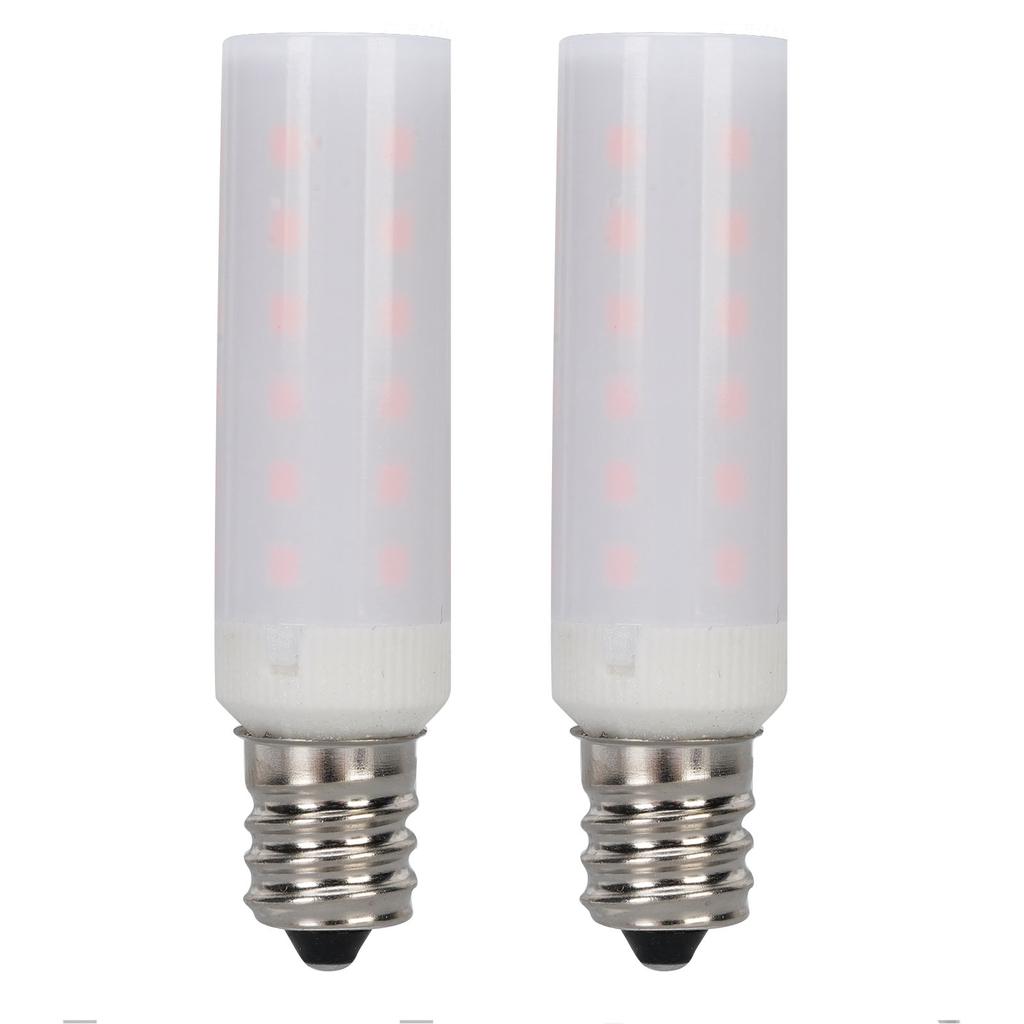 2pcs E12 LED Flame Effect Light Bulb 220LM Flickering Light Bulbs for Home Party Patio Indoor Outdoor Decorations