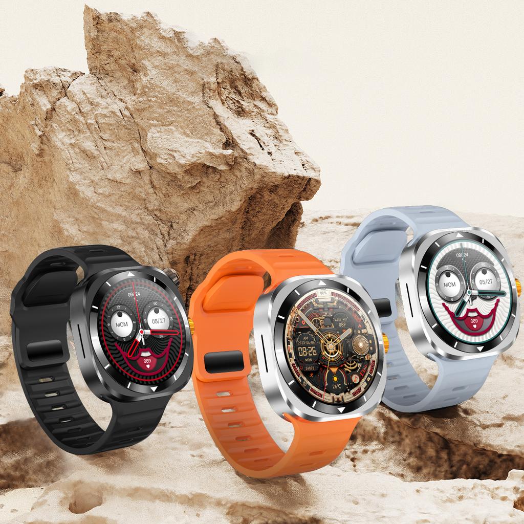 2024 Новые NFC-часы F7 Ultra Bluetooth Call Smart Watch Мужские AMOLED-экраны Многофункциональные спортивные фитнес-трекеры Женские умные часы для здоровья