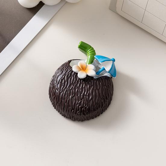 3D Coconut Drink Fridge Magnet Summer Beach Resin Coconut Juice Magnetic Refrigerator Accessories Home Office Kitchen Decoration