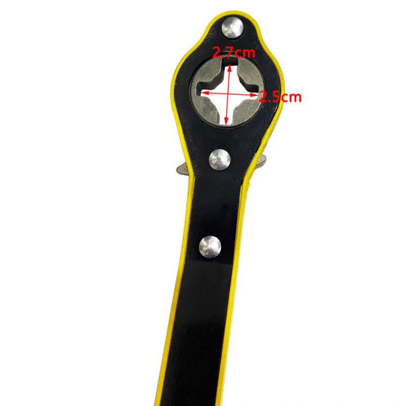 Автомобильный домкрат с трещоткой: Инструмент для снятия шин ножничного типа, облегчающий труд