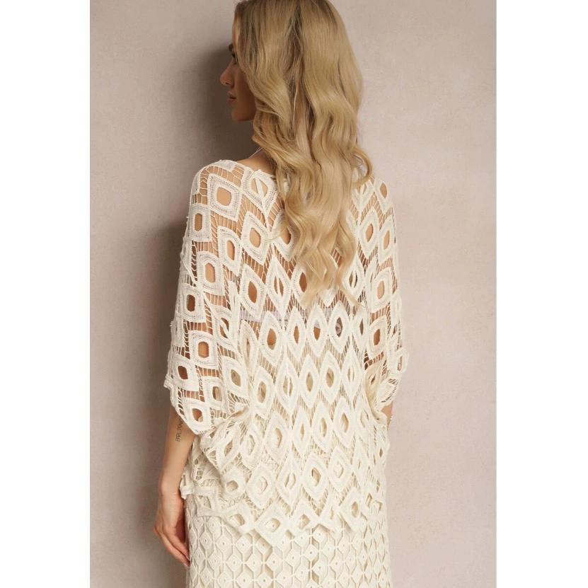 Dimanaf 2025 New Short T-Shirt Women Knitting O-Neck Hollow Summer Style Basic Tops Tees Loose Clothing