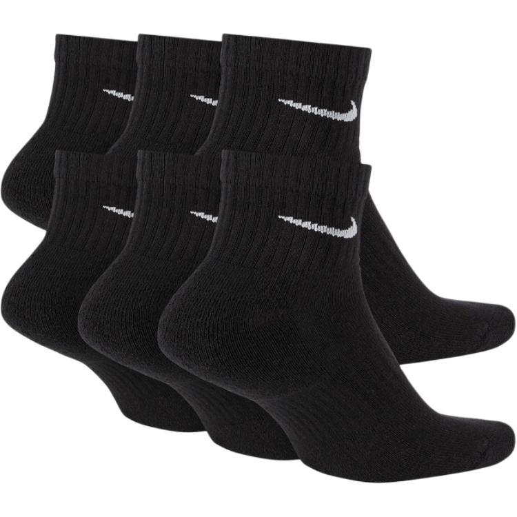 Nike Ankle Socks Women's 1 Set 6 Pack Black SX7669-010