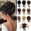Messy Bun Hair Piece Synthetic Tousled Updo Hair Buns Extension Elastic Hair Band Hair Fake Hair Accessories for Women Girls