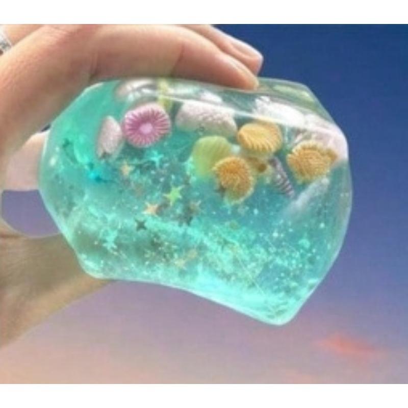 Ocean Shell Conch Kneading Square Ball Summer Stress Relief Ocean Kneading Ball Anxiety Relief Toys For Students