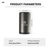 D5Alloy Car Trash Can Storage Box Desktop Garbage Bin Organizer For Benz W202 W212 W126 W140 W168 W177 CLS GLE GLC GLS CLA
