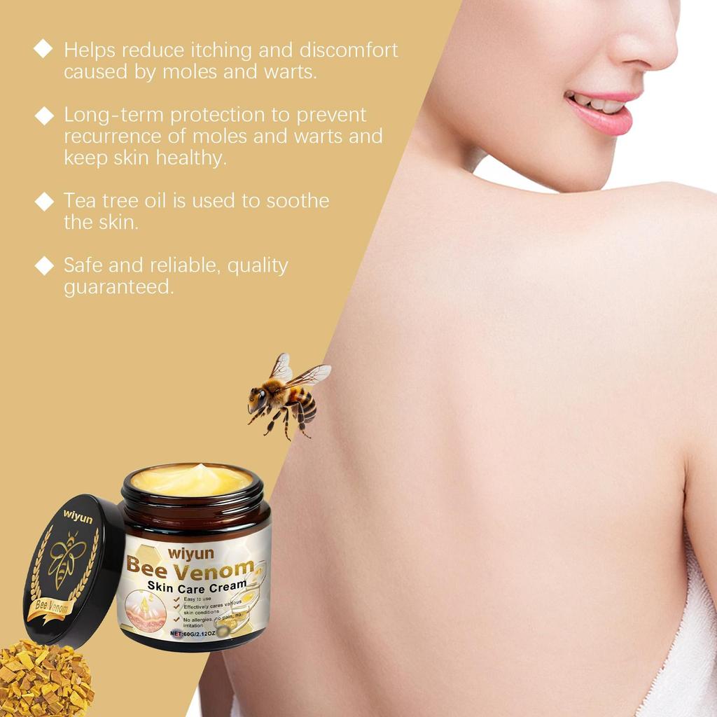Пчелиный Яд Кожа Нежное Очищение Кожи Крем для Ухода за Кожей Уменьшение Зуда Укрепление Барьера Увлажняющий Колено Тело Массажный Крем