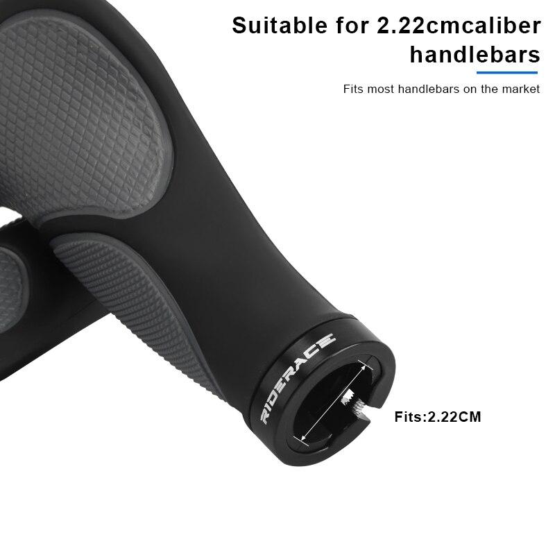 Велосипедные ручки TPR резиновые интегрированные алюминиевые сплавы одинарная блокировка велосипедного руля противоскользящие амортизационные велосипедные ручки