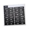 Weight Stack Labels Number Stickers Tags for Indoor Gym Resistance