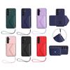 Hand Strap Flip Card Holder Stand Leather Phone Case For Samsung Galaxy S20 FE,S21 FE,S22,S22+,S22 Ultra,S23,S23 FE,S23+,S23 Ultra,S24,S24+,S24 Ultra