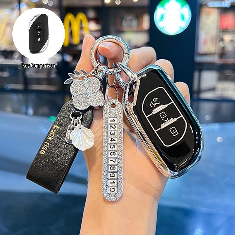 Dongfeng Fengxing T5 Evo/T5L Key Cover for Shengshi, New Yacht, and Thunder Models.