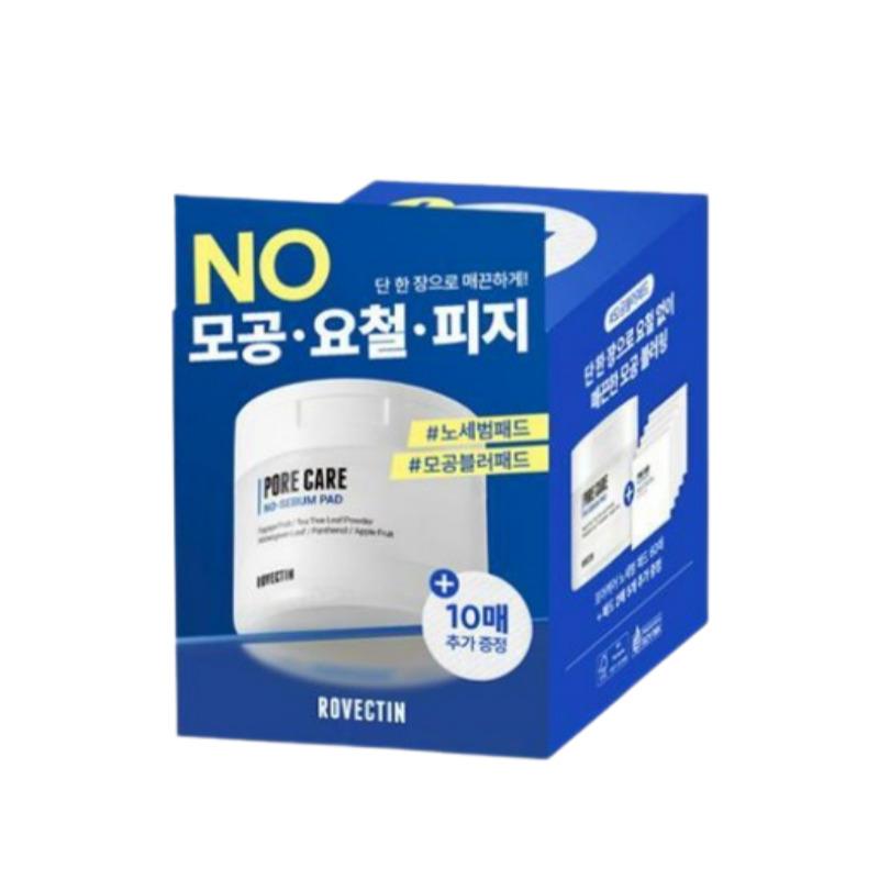 ROVECTIN Подушечки для ухода за порами No Sebum 60 шт. (+10 листов бесплатно)