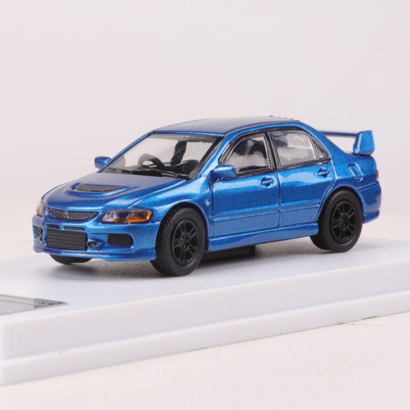 1:Коллекция украшений - модель автомобиля из сплава Mitsubishi Lancer EVO IX в масштабе 1/64