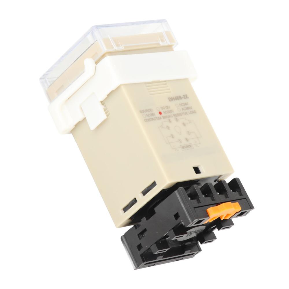 with Socket Base Time Relay DH48S‑2Z DH48S‑2Z Time Relay Time Delay Relay Automation Systems