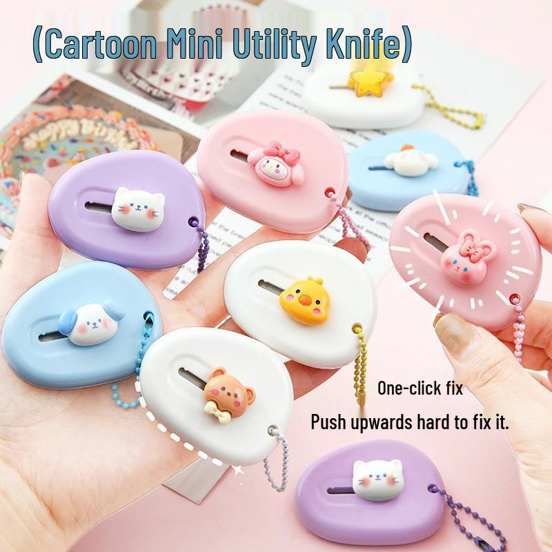 Bear Art Knife - Cute Cartoon Student Office Paper Cutter (Portable and Compact)