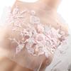 Sequin DIY Wedding 3D Appliques Patch Embroidery Applique Flowers Beaded Fabrics Lace Fabrics
