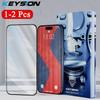KEYSION Закаленное стекло Full Cover для iPhone 16e Full Glue HD Прозрачная защитная стеклянная пленка для экрана телефона для iPhone 16e 2025