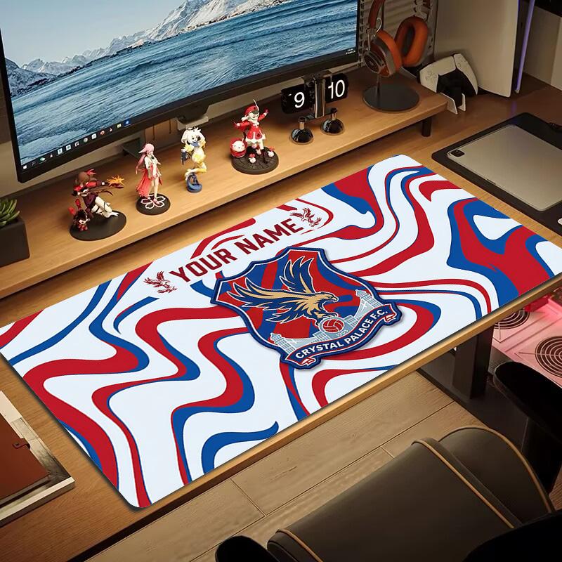 Crystal Palace F.C Print Cushion Non-slip Laptop Tablet Big Mousepad XXL Mat Mini PC Playmat With Lock edge