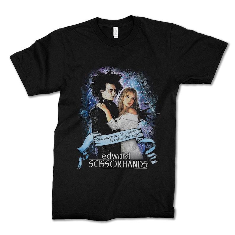 Edward Scissorhands And Kim Tshirt Unisexs Unisexs Sizes