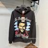 Unisex Oversized Hoodie Cotton Sweatshirt Streetwear Winter 400g Heavyweight Pullover With Front Pocket