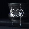 New Vintage Cute Cat Moon Earrings For Women Female Fashion Jewelry Collar Custom Jewelry