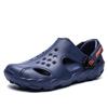 2021 Summer Hole Shoes Men's Korean Version Tide Thick-soled Beach Sandals Bag Head Hollow Large Size Outdoor Cool Slippers
