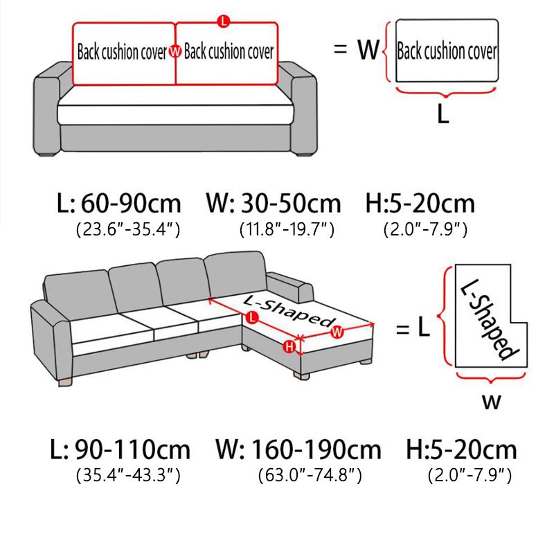 1Pcwaterproof Jacquard Sofa Cover, High Elasticity, All Season Universal Sofa Cushion Cover, Anti Slip, Sofa Dust Cover