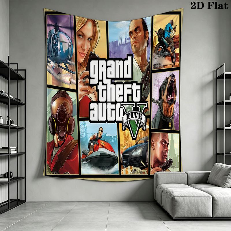 Grand Theft Auto V Urban Thrills Unleashed Threepiece Set 1 Duvet Cover 2 Pillowcase Without Core Christmas Birthday Gift