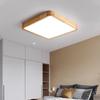 Modern LED Ceiling Light Wood Grain Golden One Light with 3 Colors Home Lighing Kitchen Bedroom Bathroom Surface Ceiling Lamp
