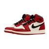 Детские кроссовки Air Jordan 1 Retro High OG GS Chicago Lost & Found Red Varsity-Red Black FD1437-612
