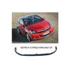 Вставка в передний бампер Opel Astra H Lip Небьющаяся передняя губа Hbs Tuning