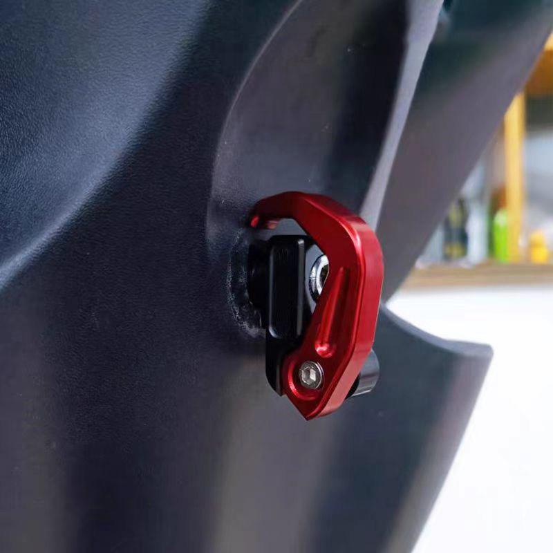 Складной крючок из алюминиевого сплава для руля, крючок, держатель шлема, хранение багажа, модифицированные аксессуары для мотоцикла