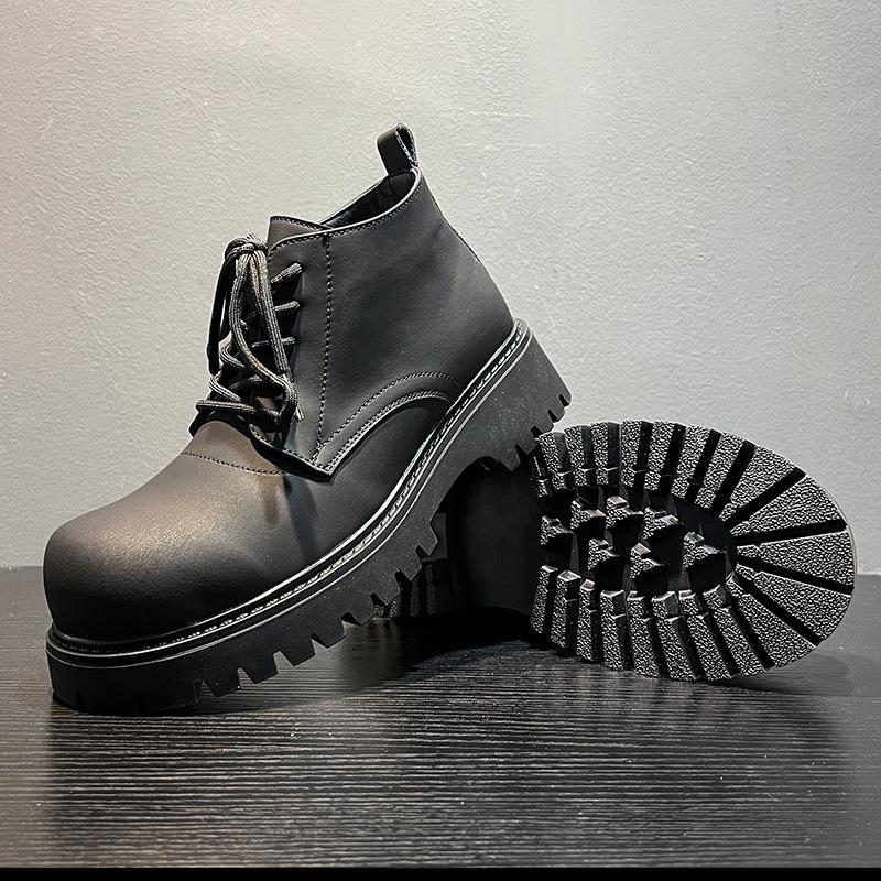 Ботинки Martin среднего размера мужские туфли Mickey Derby белые туфли с большим берцем высокие летние ботинки 18922-B